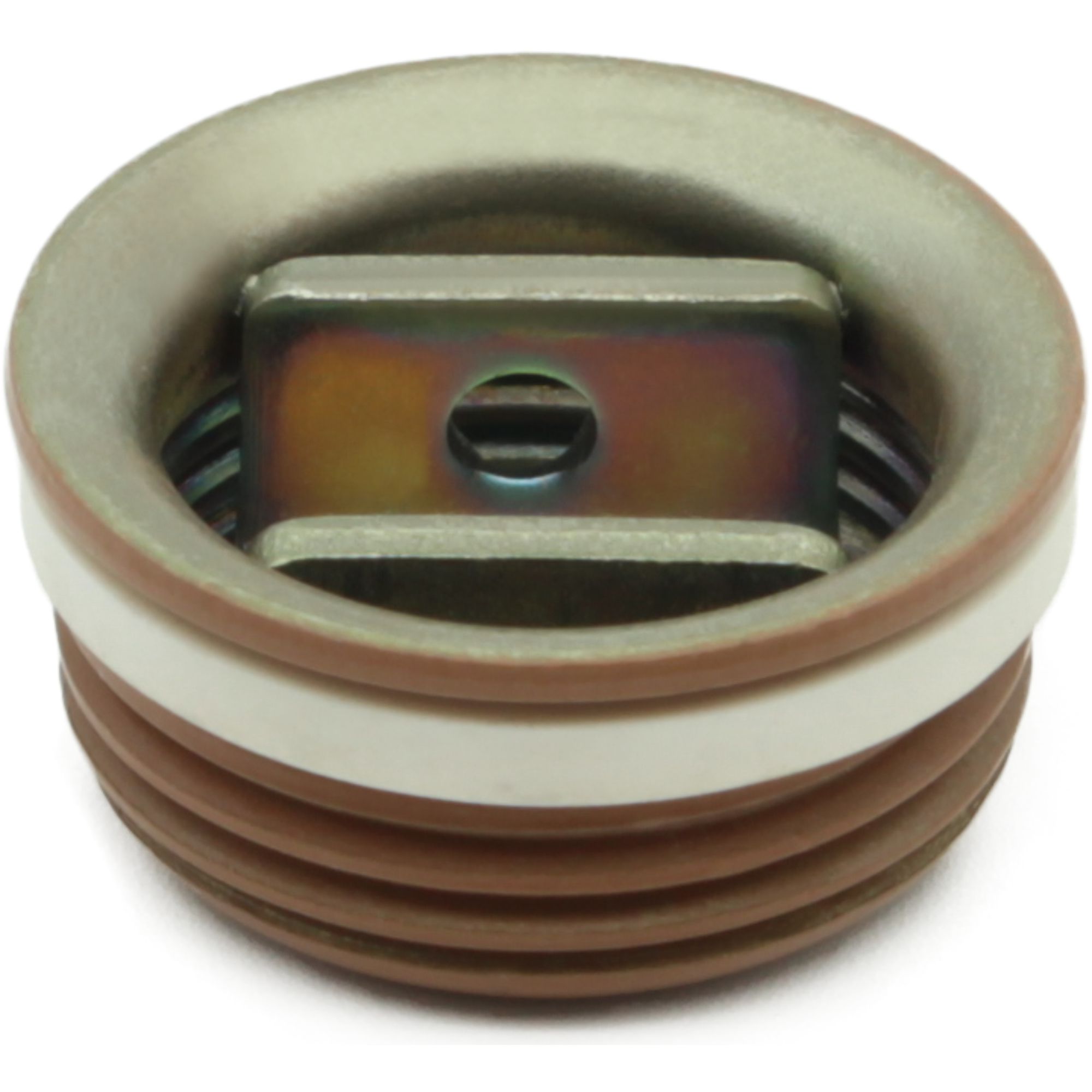 Metall-Schraubstopfen ¾ Zoll, beschichtet, EPDM-Dichtung