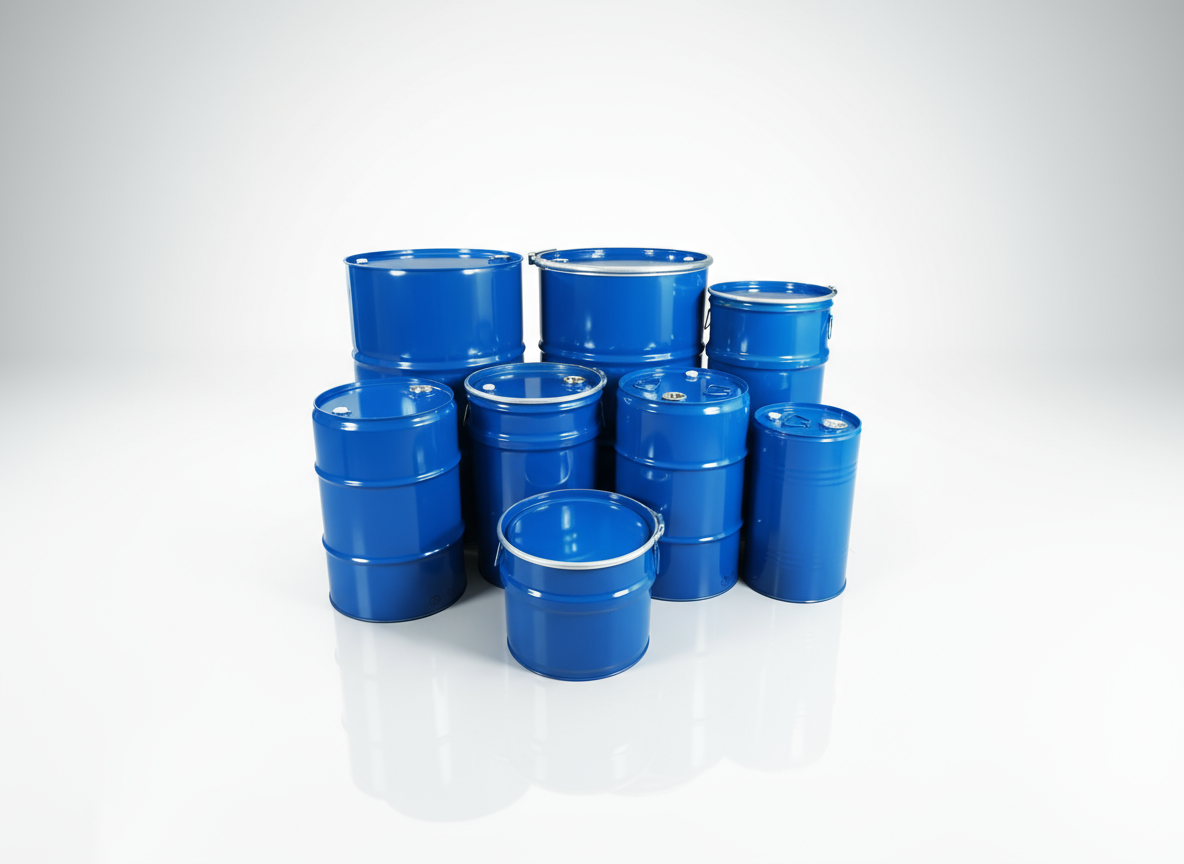 Metallverpackung Stahlfass – Symbol für Qualität und Präzision